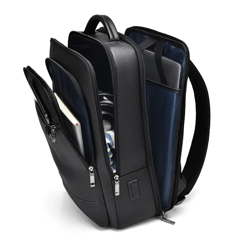 Black Leather 15 inch Laptop Bag The Store Bags