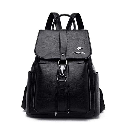 Backpack With Buckle in front The Store Bags Black