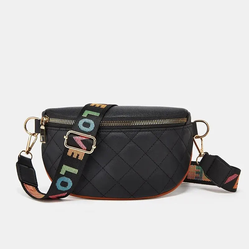 Orange Leather Fanny Pack The Store Bags