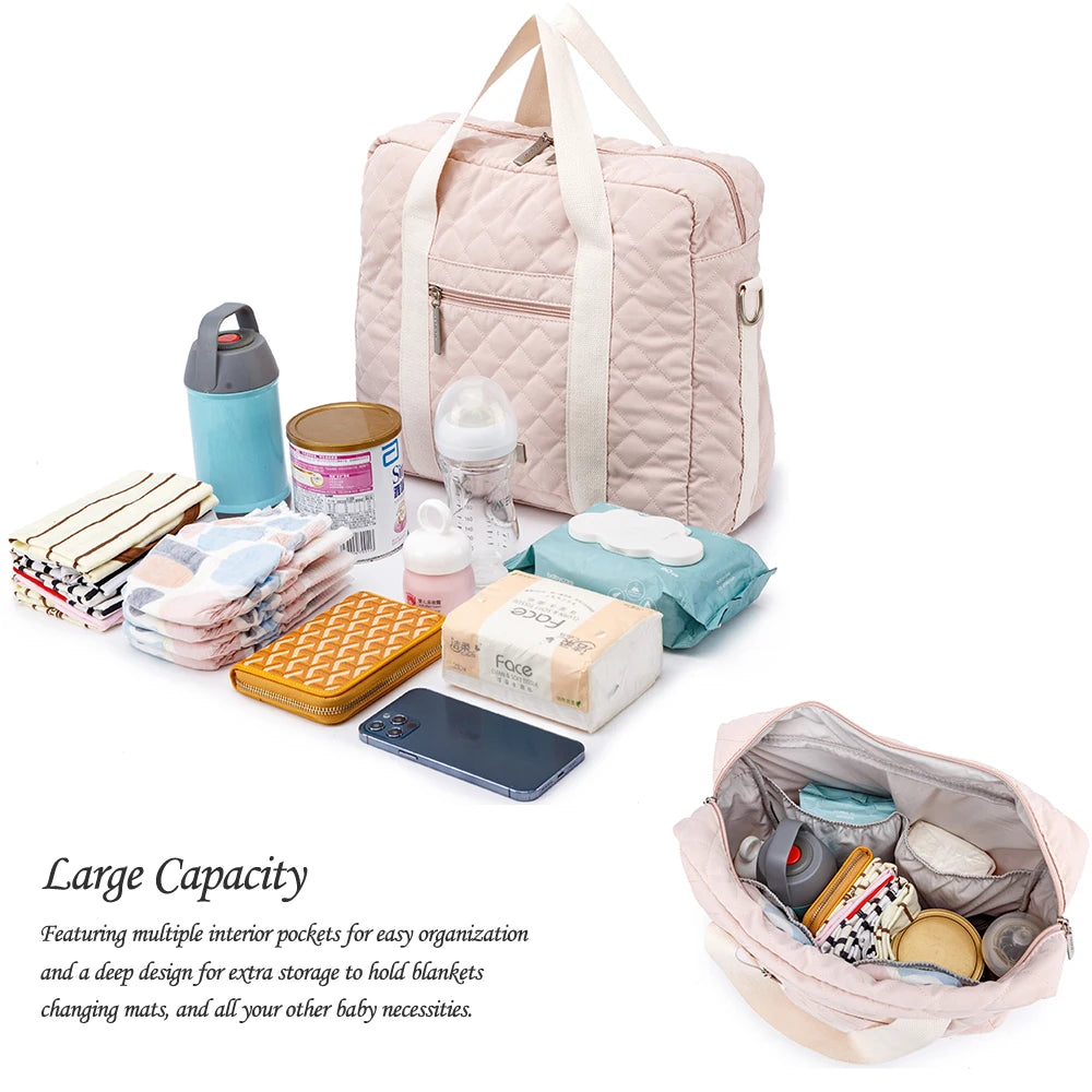 Bolsa de pañales de camuflaje Lequeen