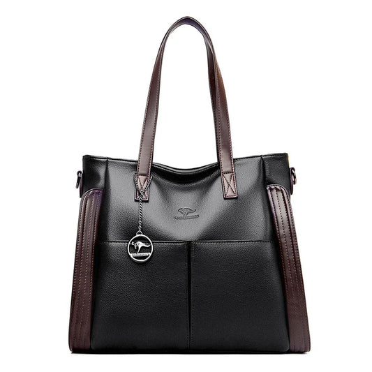 Large Top Zip Tote Bag The Store Bags Black
