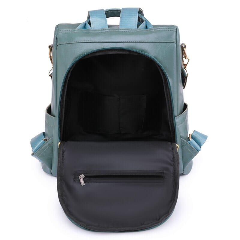 Theft Proof Faux Leather Backpack The Store Bags 