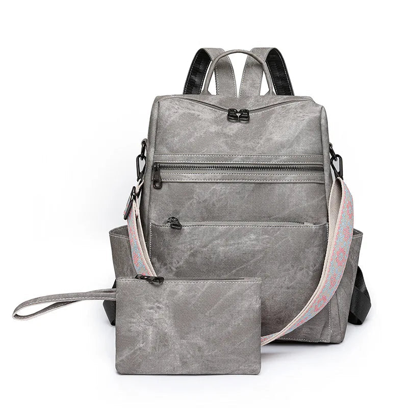 Backpack Purse With Wallet The Store Bags Grey