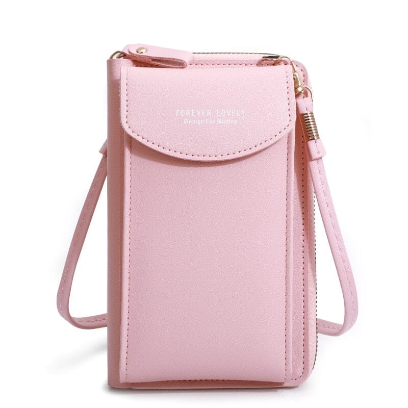 Leather Cell Phone Pouch The Store Bags Pink 