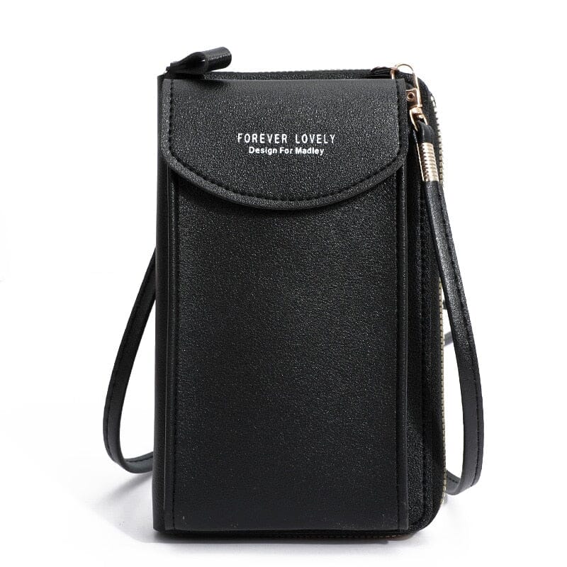 Leather Cell Phone Pouch The Store Bags Black 