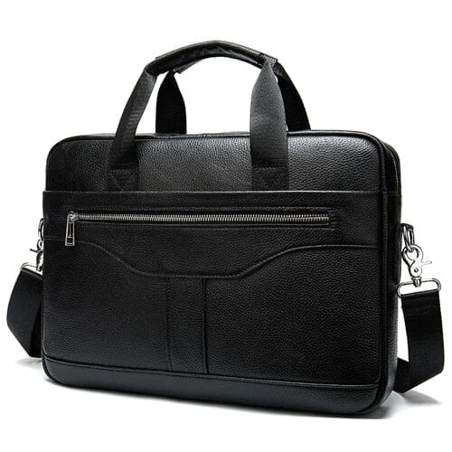 Faux Leather Laptop Bag ERIN The Store Bags Black 