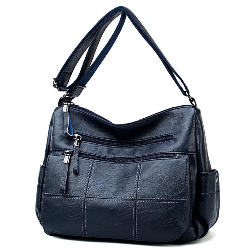 Leather Purse With Outside Pockets The Store Bags Blue
