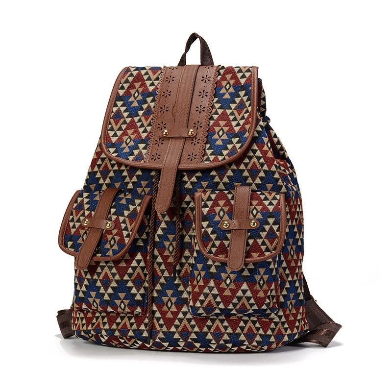 Boho Leather Backpack The Store Bags
