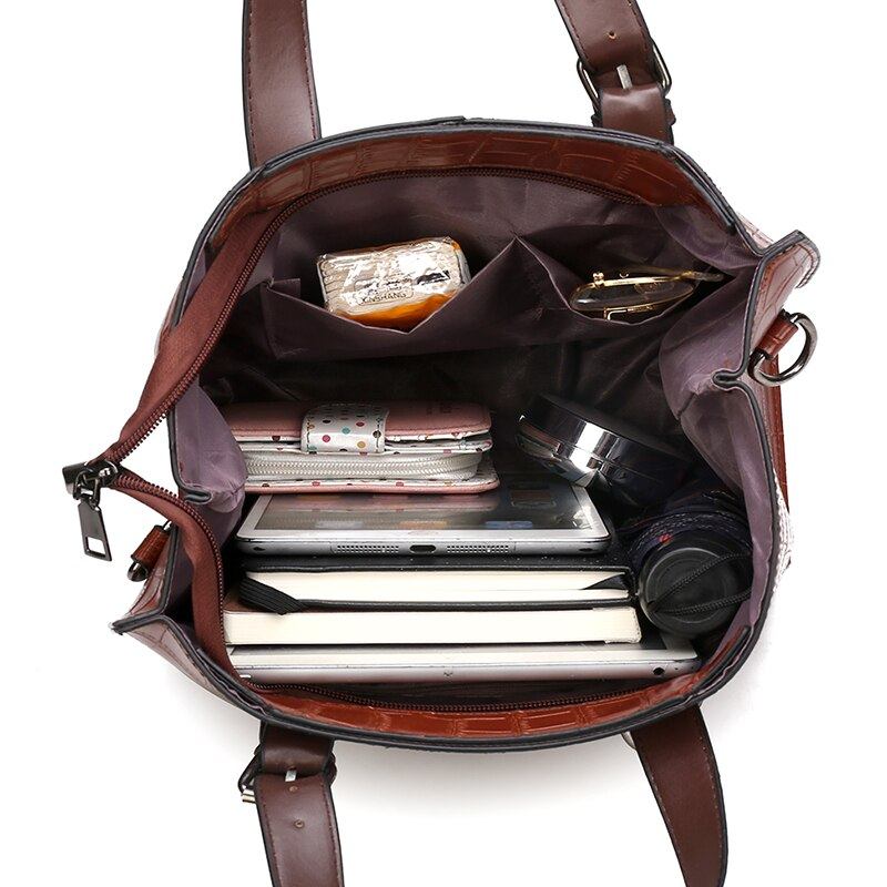 Croc Effect Tote Bag The Store Bags