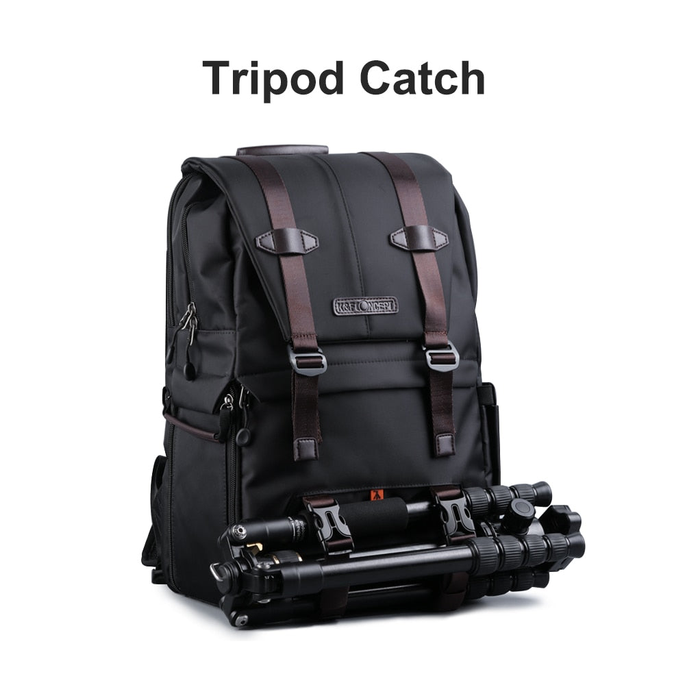 Black DSLR Backpack The Store Bags
