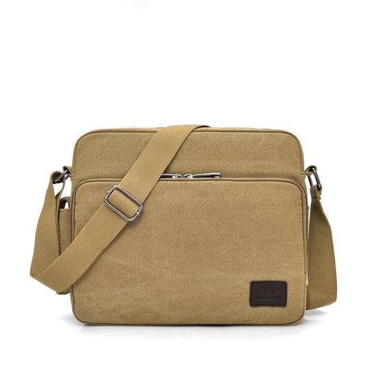 Small Men's Messenger Bag Canvas The Store Bags Khaki 