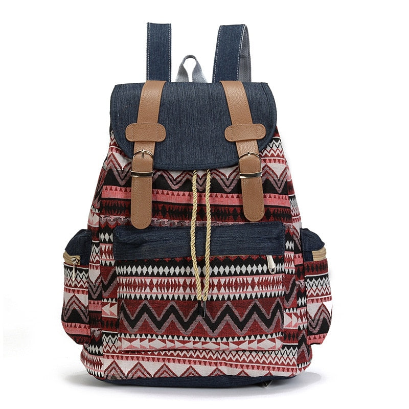 Boho Laptop Backpack The Store Bags Black 