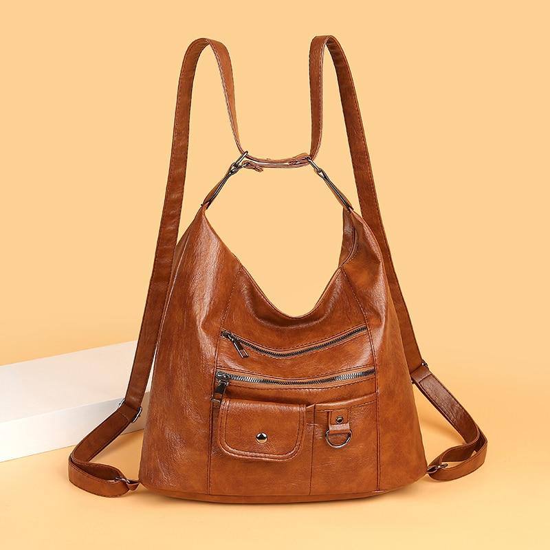 Slouchy Leather Backpack Purse ERIN The Store Bags 