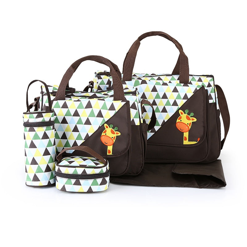 Five-piece waterproof baby bag set The Store Bags