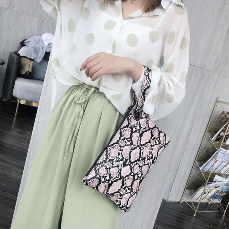 Snake Print Clutch Bag The Store Bags