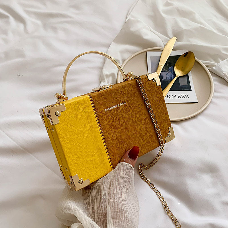 Hard Box Purse ERIN The Store Bags Yellow 