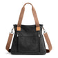 Canvas Tote Bag With Outside Pockets The Store Bags Black 