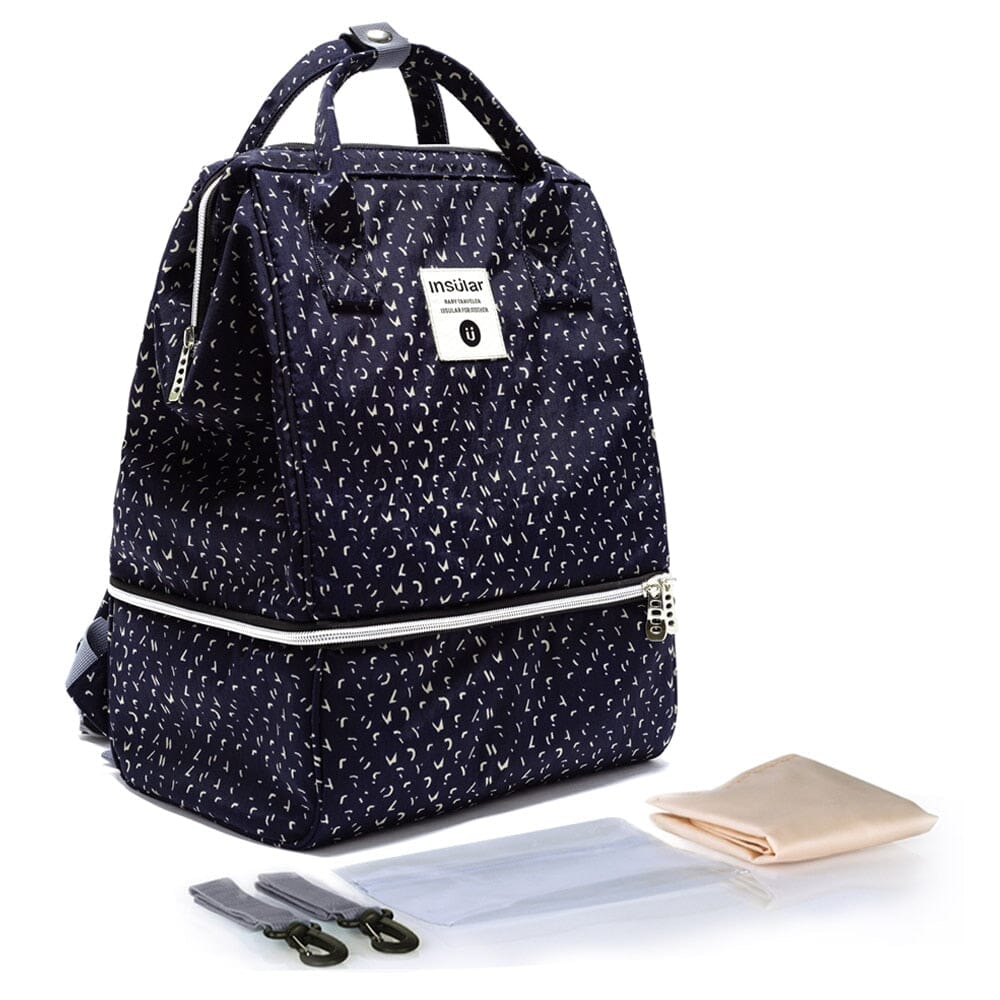 INSULAR Baby Diaper Backpack The Store Bags Dark Blue