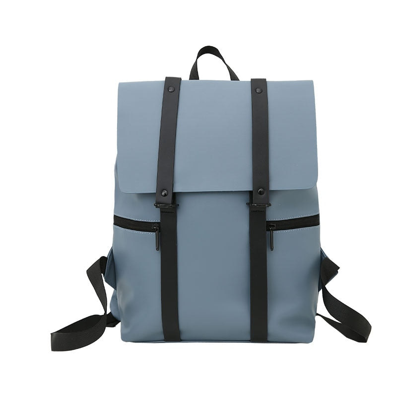 Women's Professional Leather Backpack The Store Bags Blue