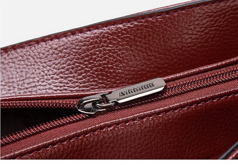 Red Leather Shoulder Bag The Store Bags