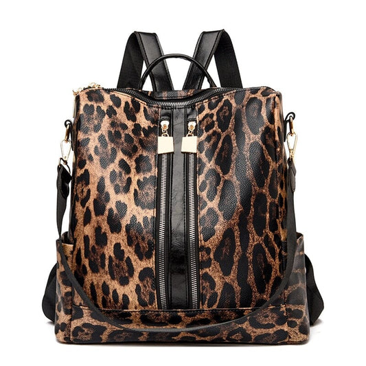 Leopard Print Backpack Purse The Store Bags Golden Leopard