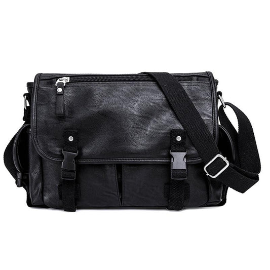 Black Leather Crossbody Computer Bag The Store Bags Black