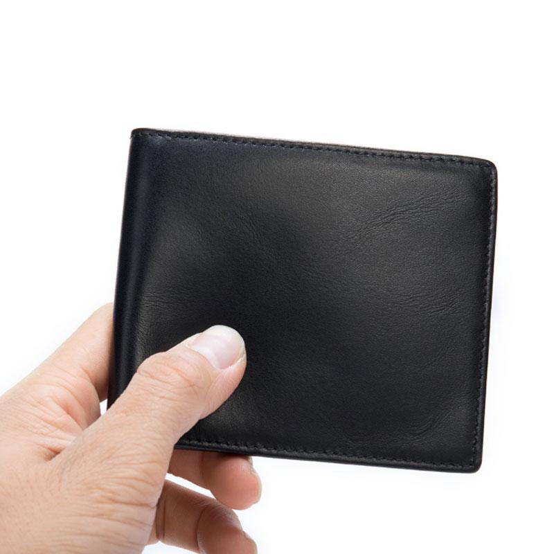 Slim Black Leather Wallet ERIN The Store Bags