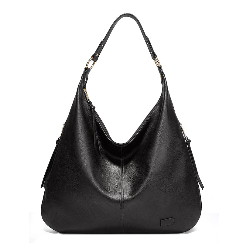 Large Leather Hobo Bag The Store Bags Black