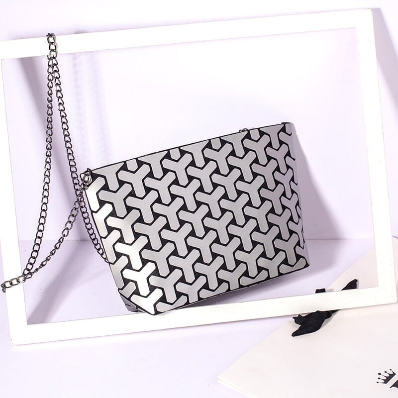Geometric Holographic Purse The Store Bags