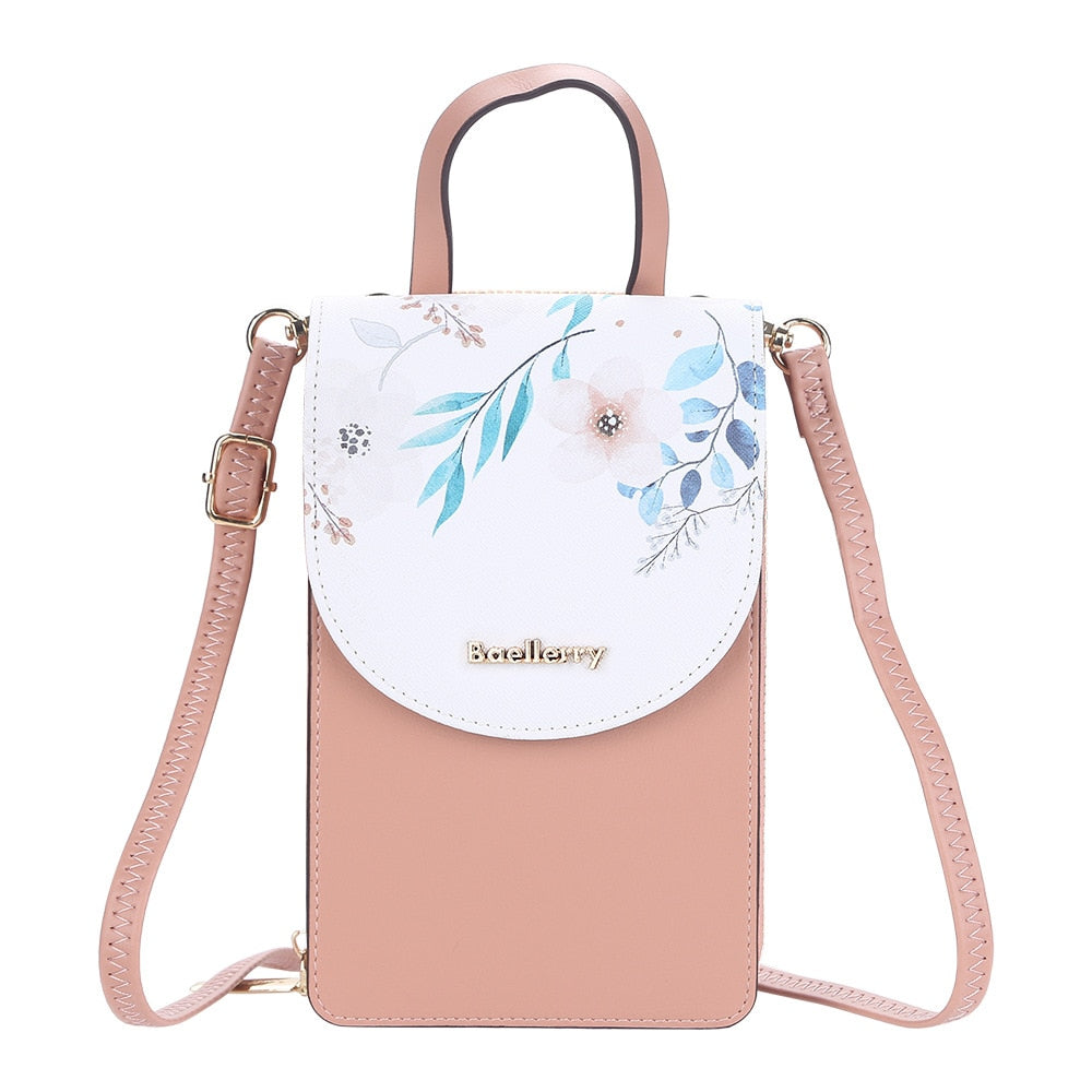 Minimal Crossbody Cell phone Shoulder Bag The Store Bags Pink 