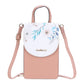 Minimal Crossbody Cell phone Shoulder Bag The Store Bags Pink 