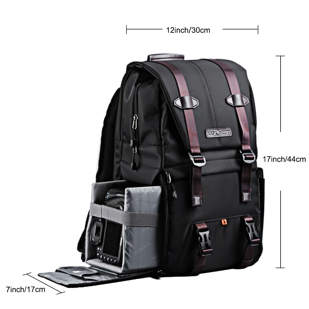 Black DSLR Backpack The Store Bags