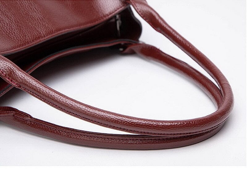 Red Leather Shoulder Bag The Store Bags