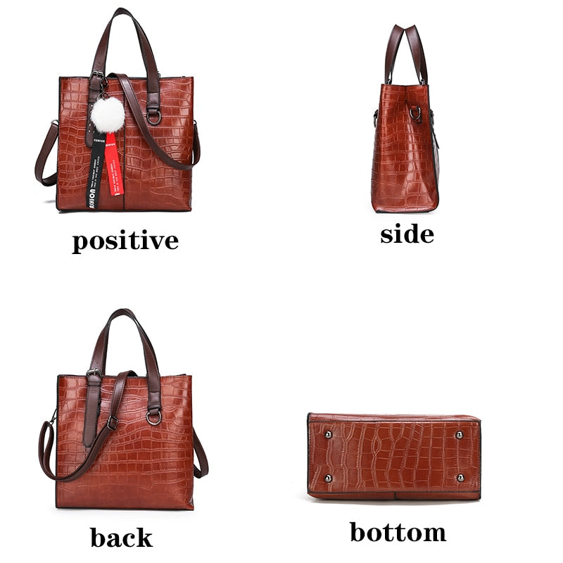 Croc Effect Tote Bag The Store Bags
