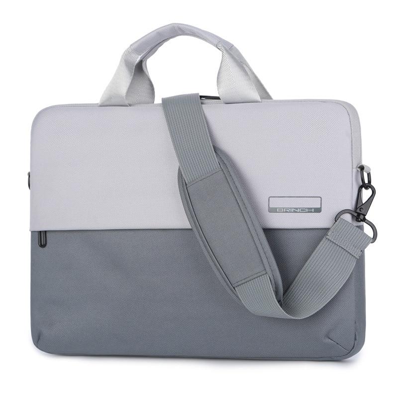 Slim Laptop Messenger Bag ERIN The Store Bags Gray Thin