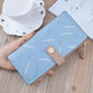Large Leather Wallet Organizer ERIN The Store Bags Blue 
