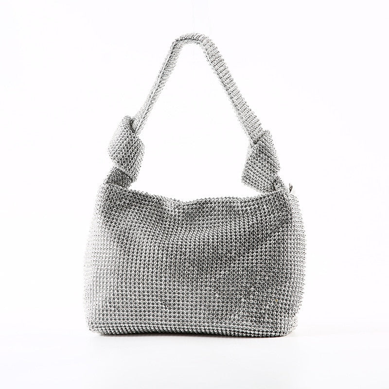 Rhinestone Mini Purse The Store Bags Silver