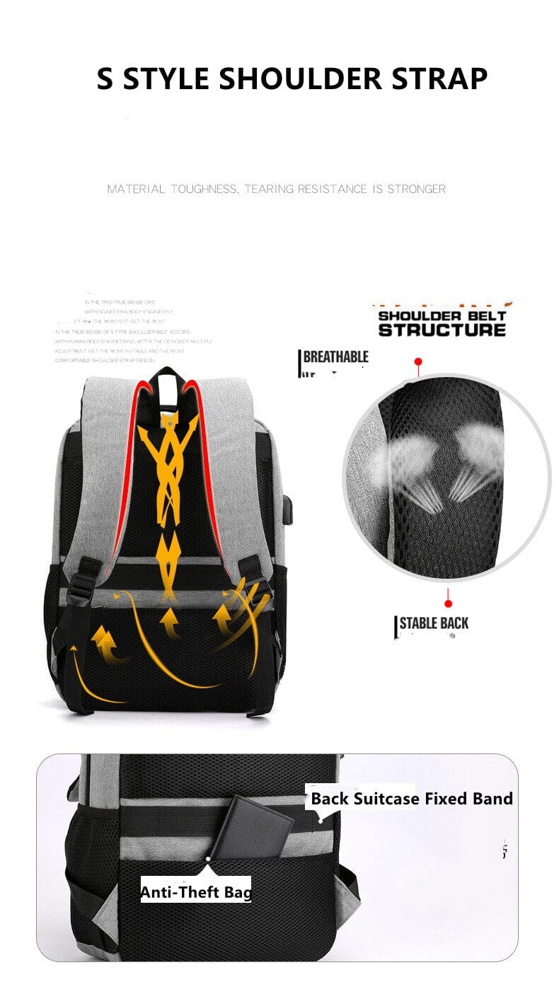 Backpack With USB C Port The Store Bags