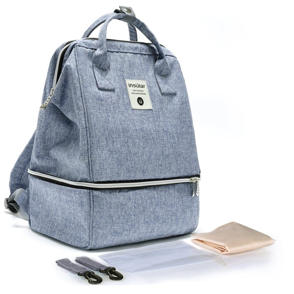 INSULAR Baby Diaper Backpack The Store Bags Denim Blue