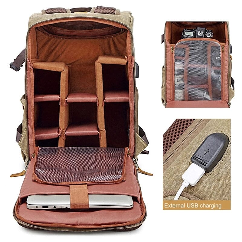 Canvas Photography Backpack The Store Bags