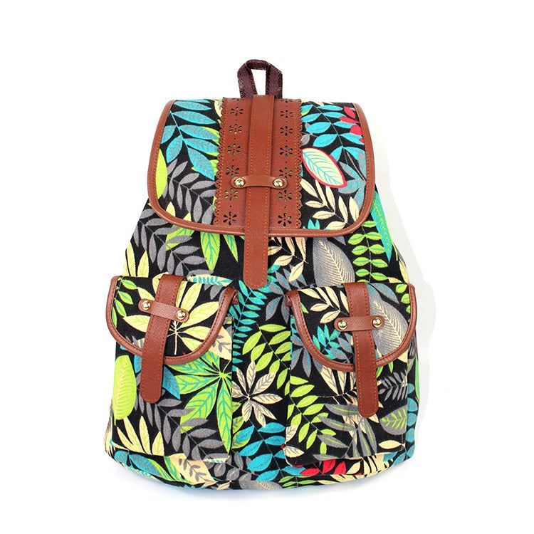 Boho Leather Backpack The Store Bags Color 09