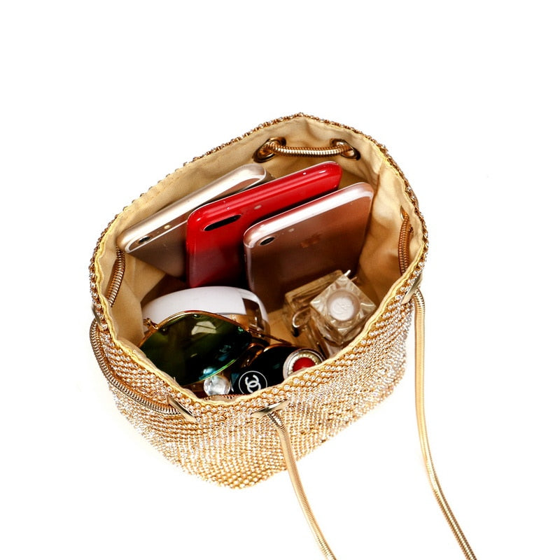 Rhinestone Bucket Bag The Store Bags