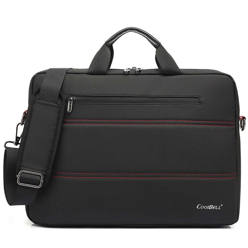 Nylon Crossbody Laptop Bag ERIN The Store Bags Black