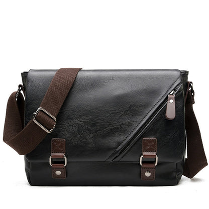 Black Patent Leather Messenger Bag The Store Bags Black 34cm x 29cm x 12cm 