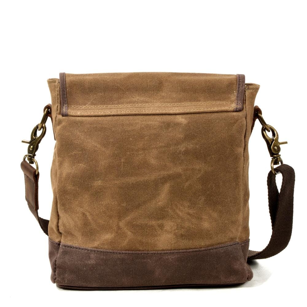 Small Waxed Canvas Messenger Bag ERIN The Store Bags