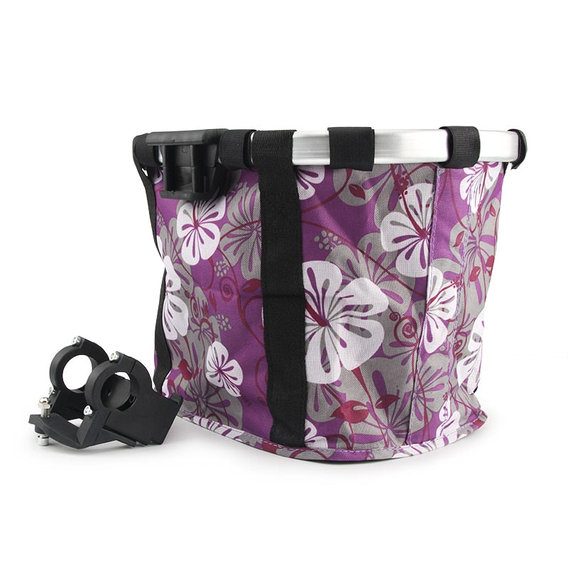 Front Bike Basket Pet Carrier The Store Bags purple 