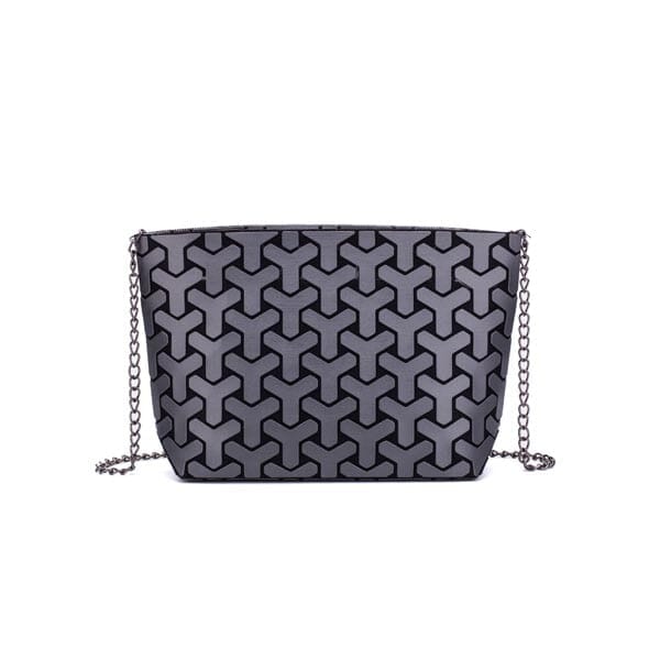 Geometric Holographic Purse The Store Bags gray