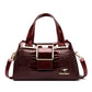 Leather Buckle Bag The Store Bags Wine Red 