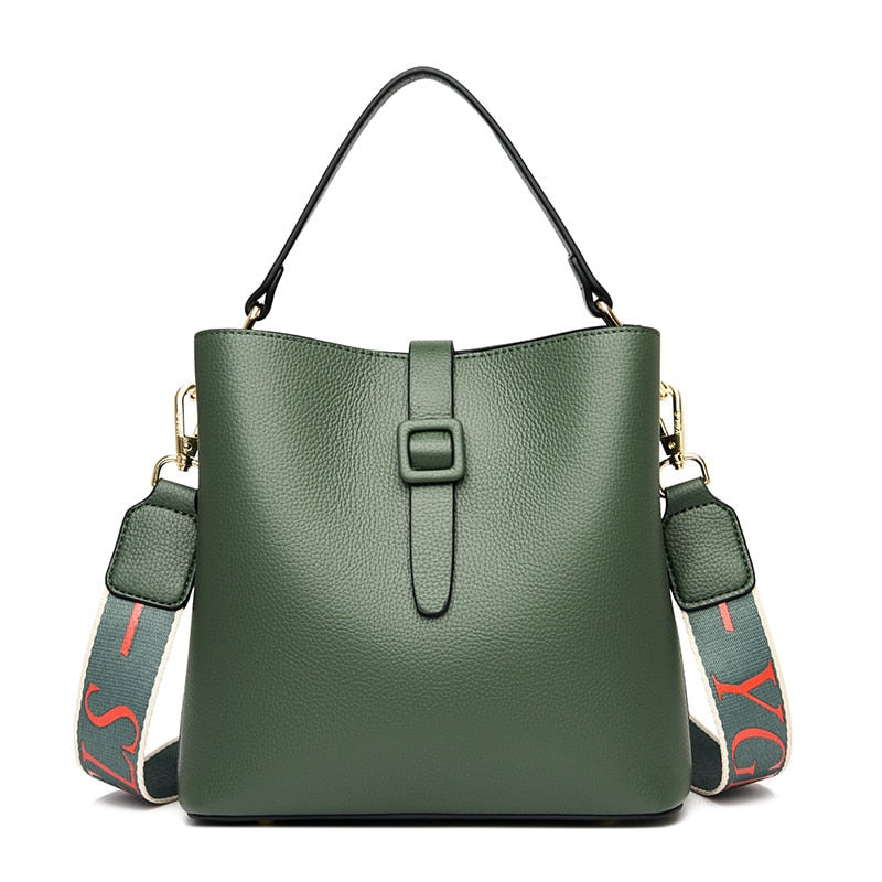 PU Leather Shoulder Bag The Store Bags green