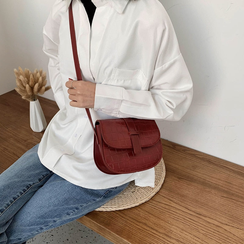 Half Moon Shaped Crossbody Bag The Store Bags